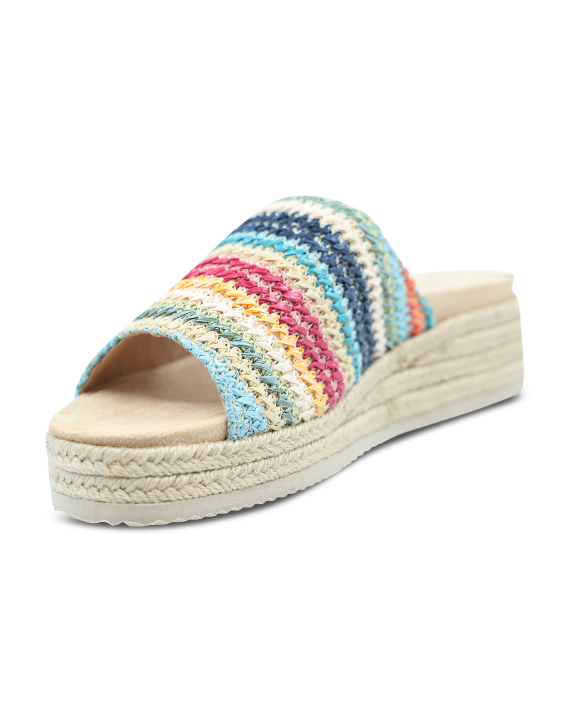 Aerocushion Sally Raffia Wedge Sandal