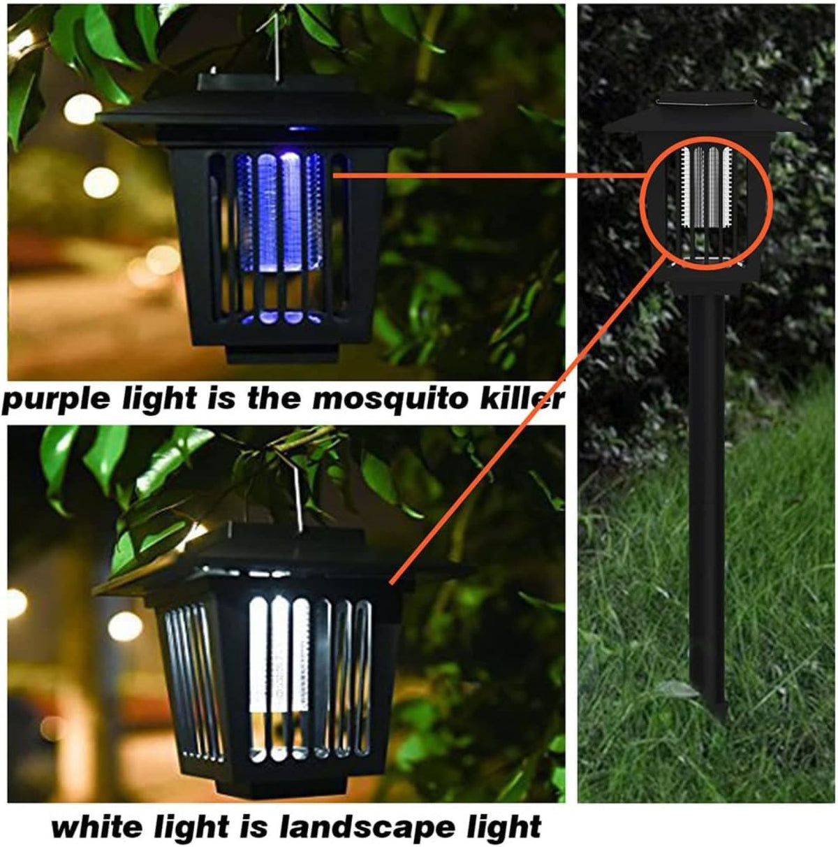 Solar Powered Bug Zapper Pro