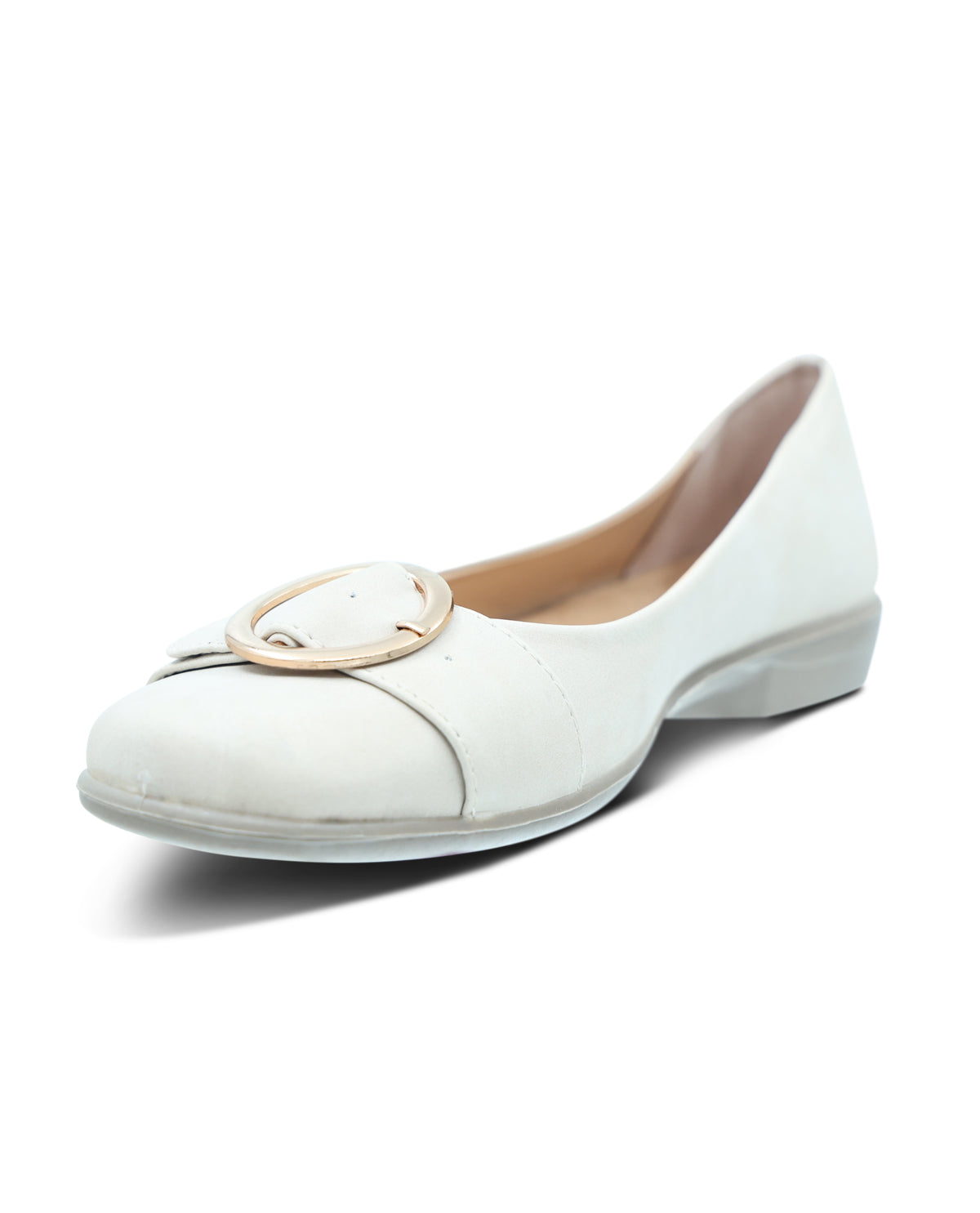 Aerocushion Buckle Slip-On Ballet Flat