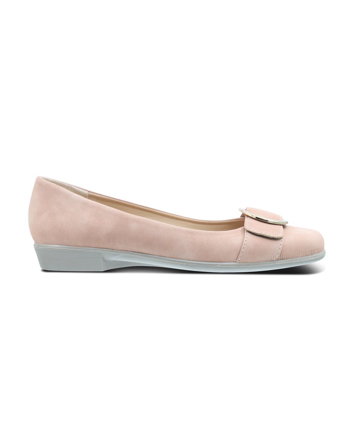 Aerocushion Buckle Slip-On Ballet Flat