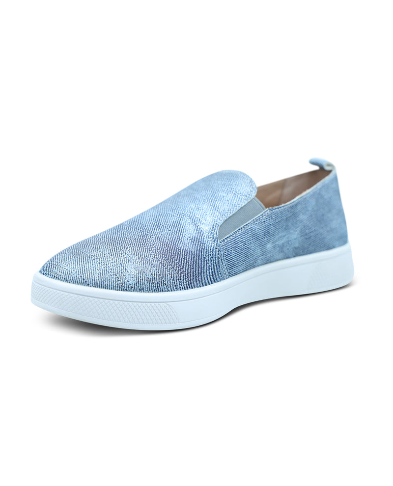 Savvy Stardust Denim Slip-On Casual Shoe