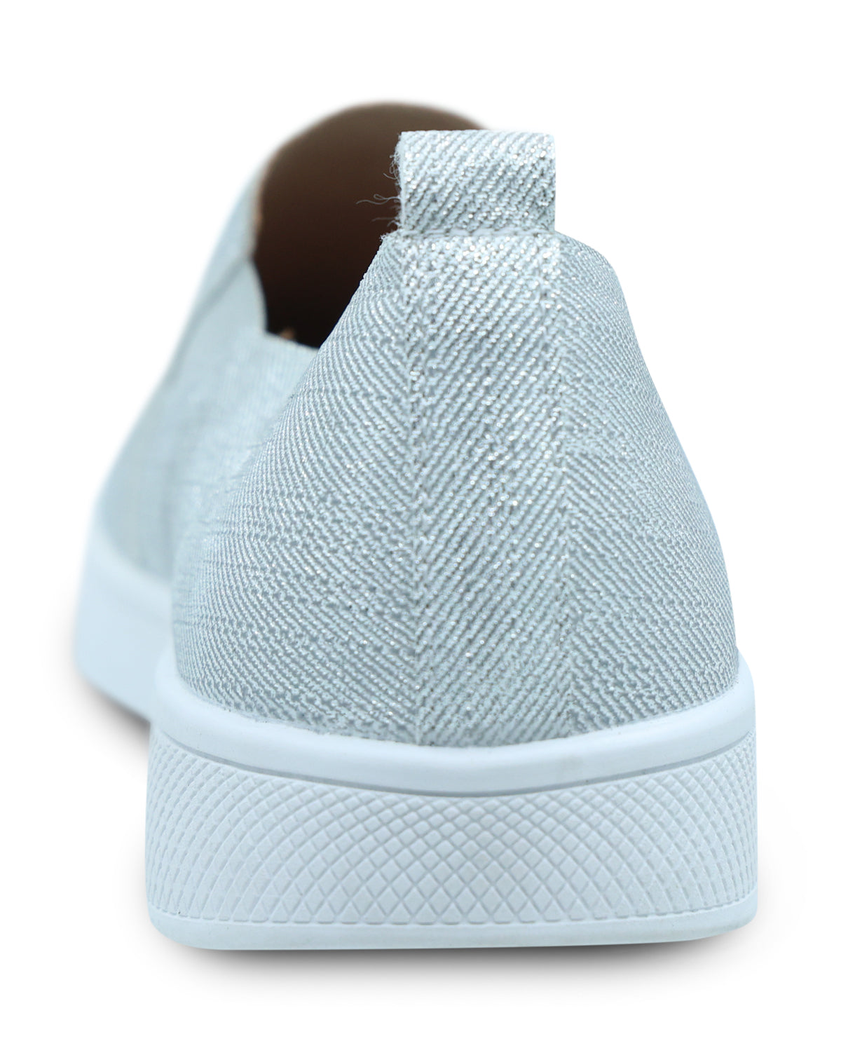 Savvy Stardust Silver Slip-On Casual Shoe