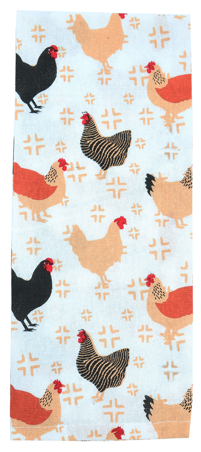 Roosters Galore Kitchen Towel