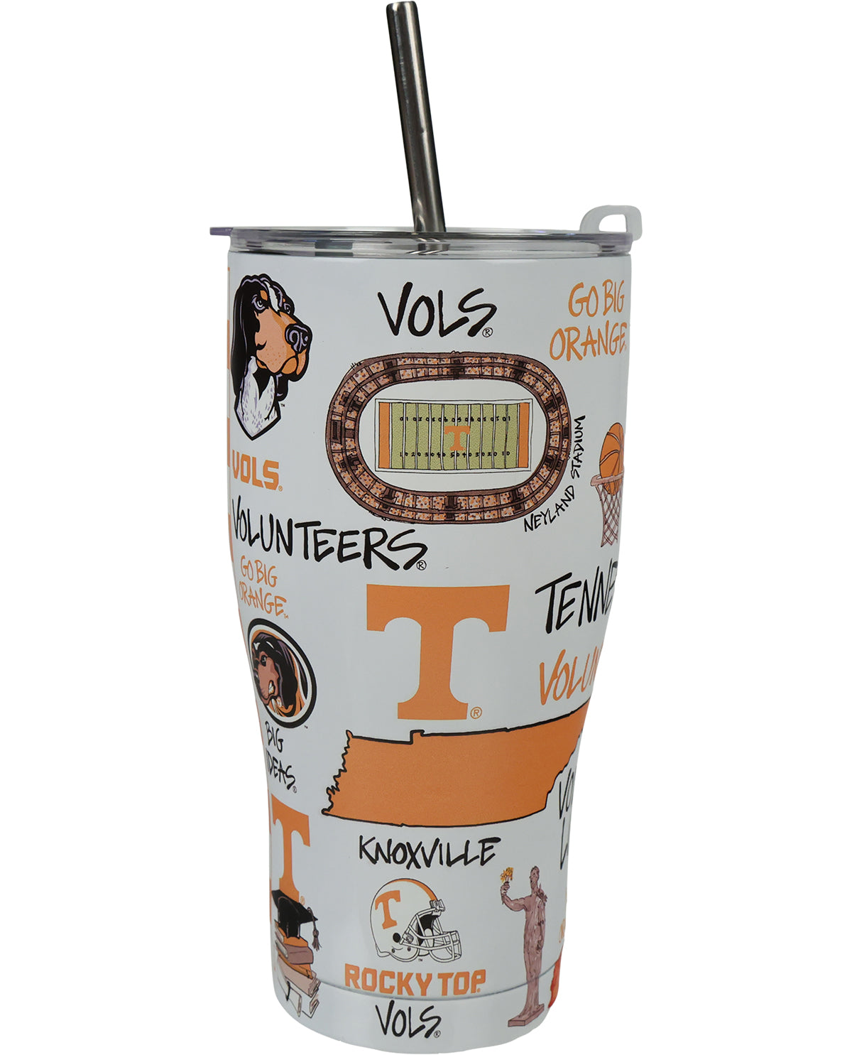 Magnolia Lane Tennessee Icon Metal Tumbler