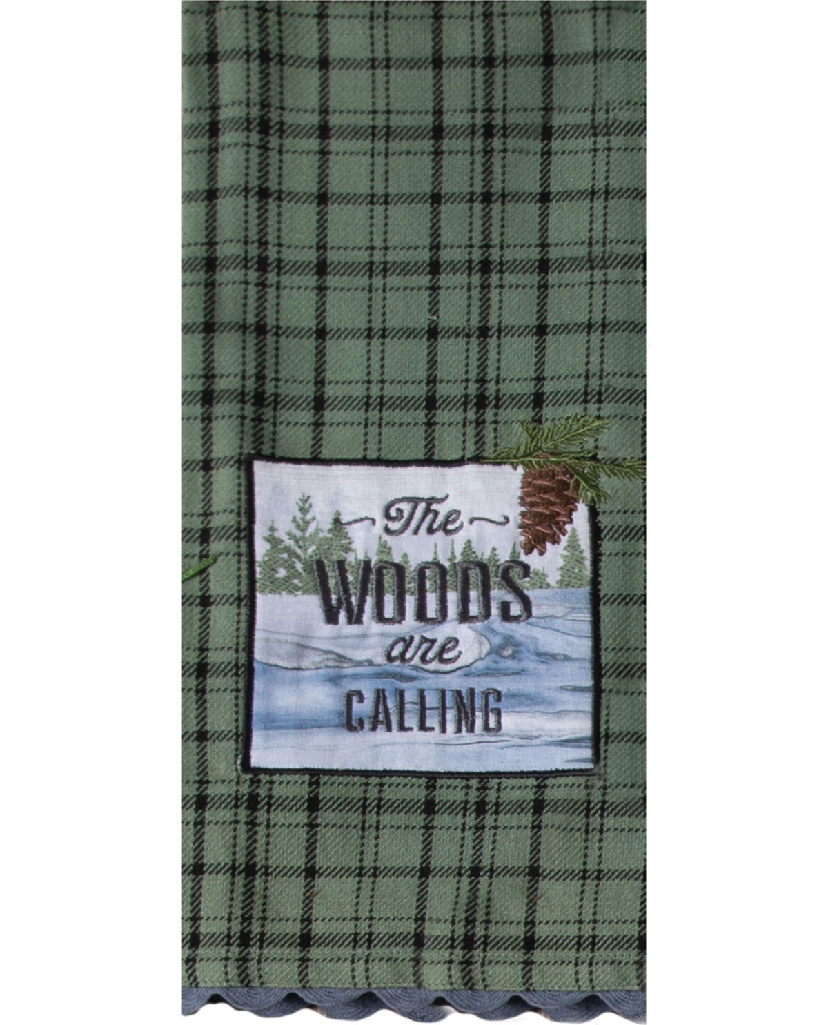 The Woods Cabin Life Tea Towel
