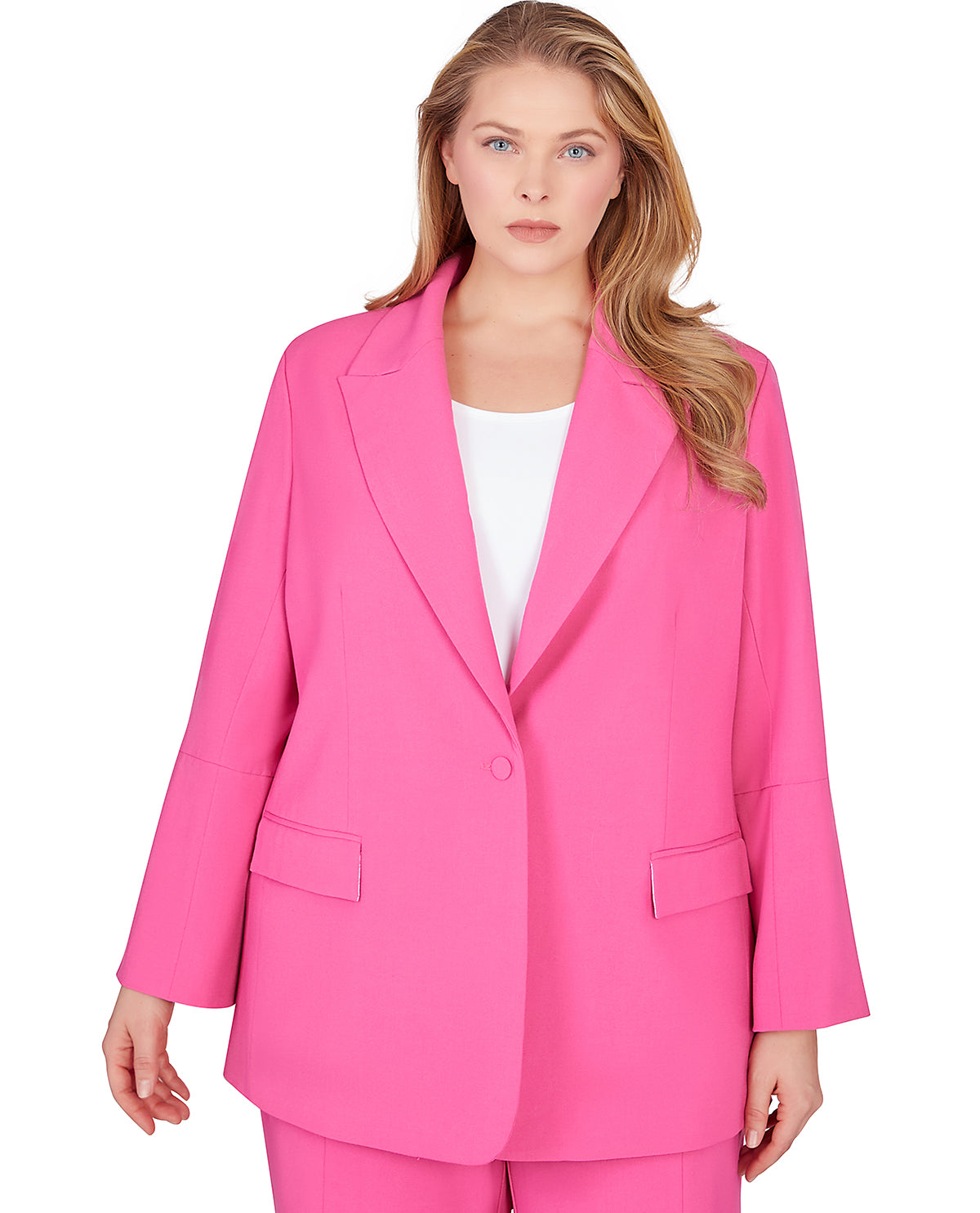 Ruby Road Women's Plus Tropical Blazer