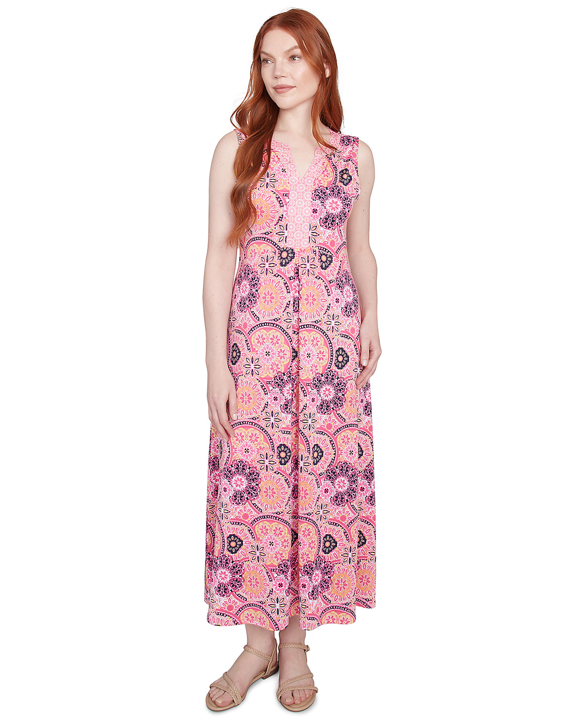 Ruby Road Petite Must Haves Sleeveless Blossom Dress