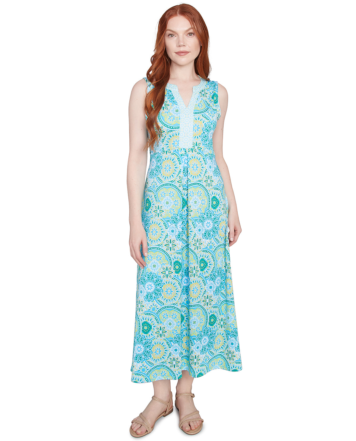 Ruby Road Petite Must Haves Sleeveless Blossom Dress