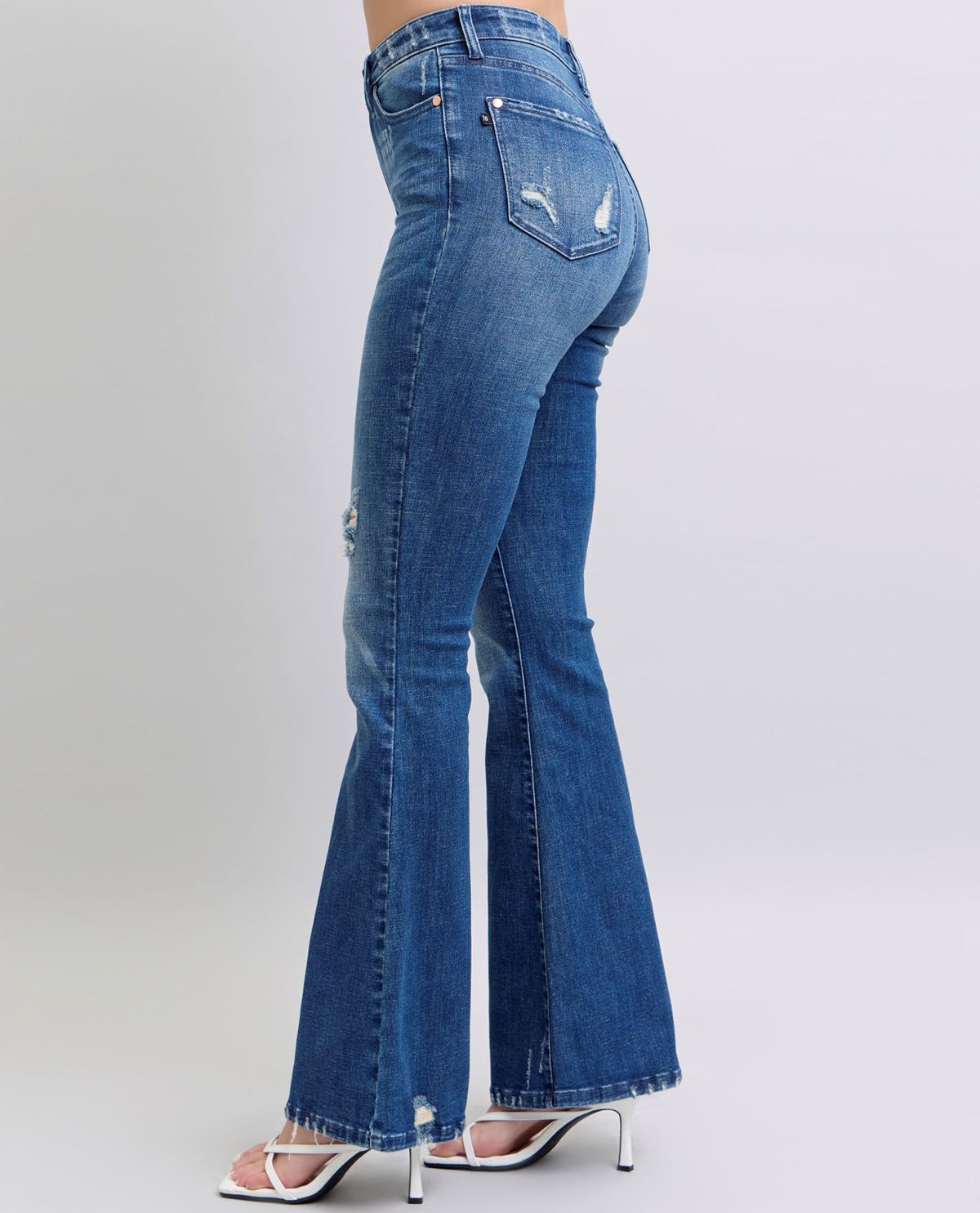 Judy Blue Destroy Flare Jeans