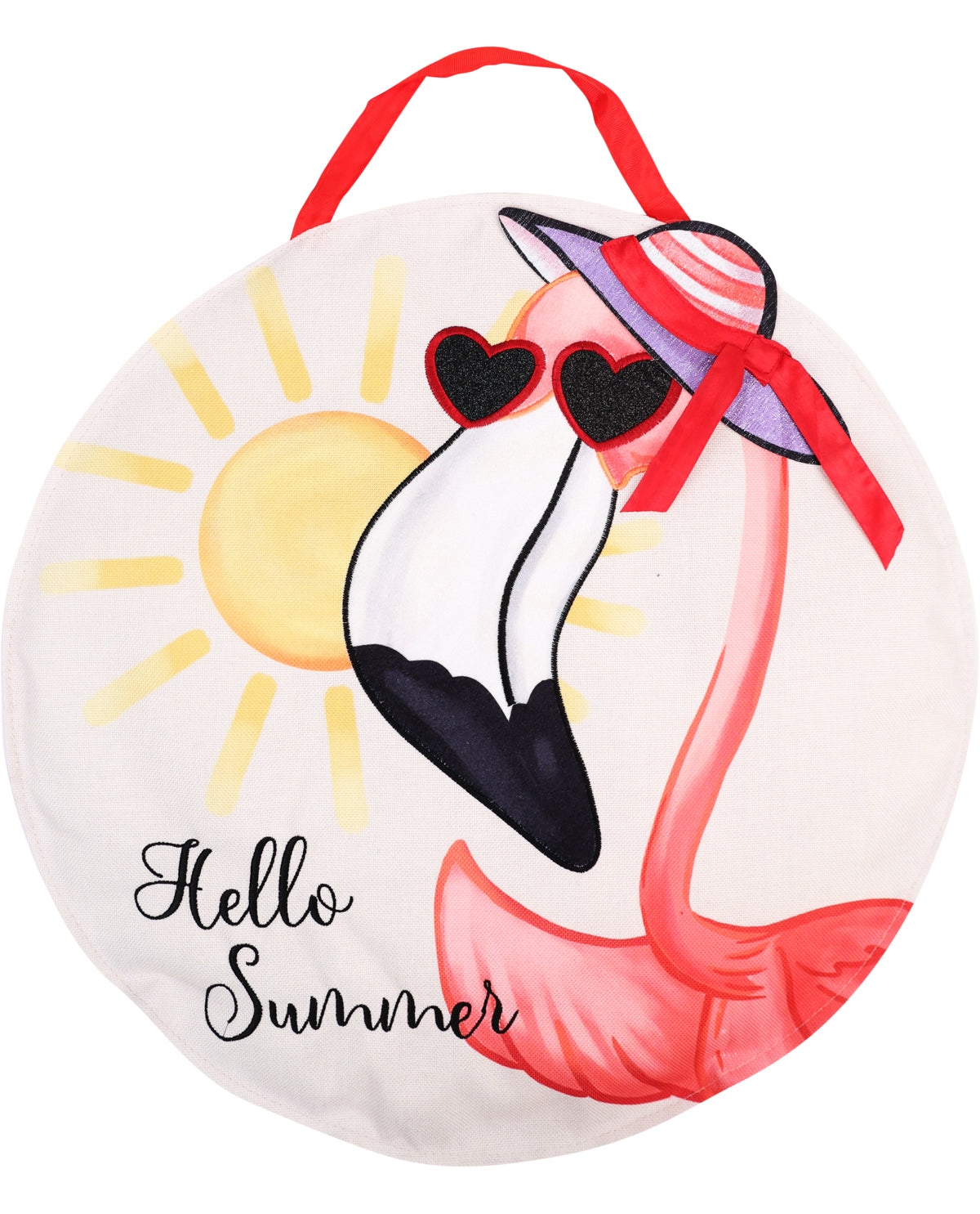 Flamingo Summer Door Decor