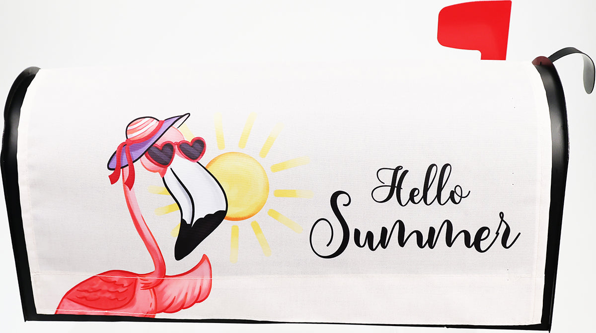 Flamingo Summer Mailbox Cover