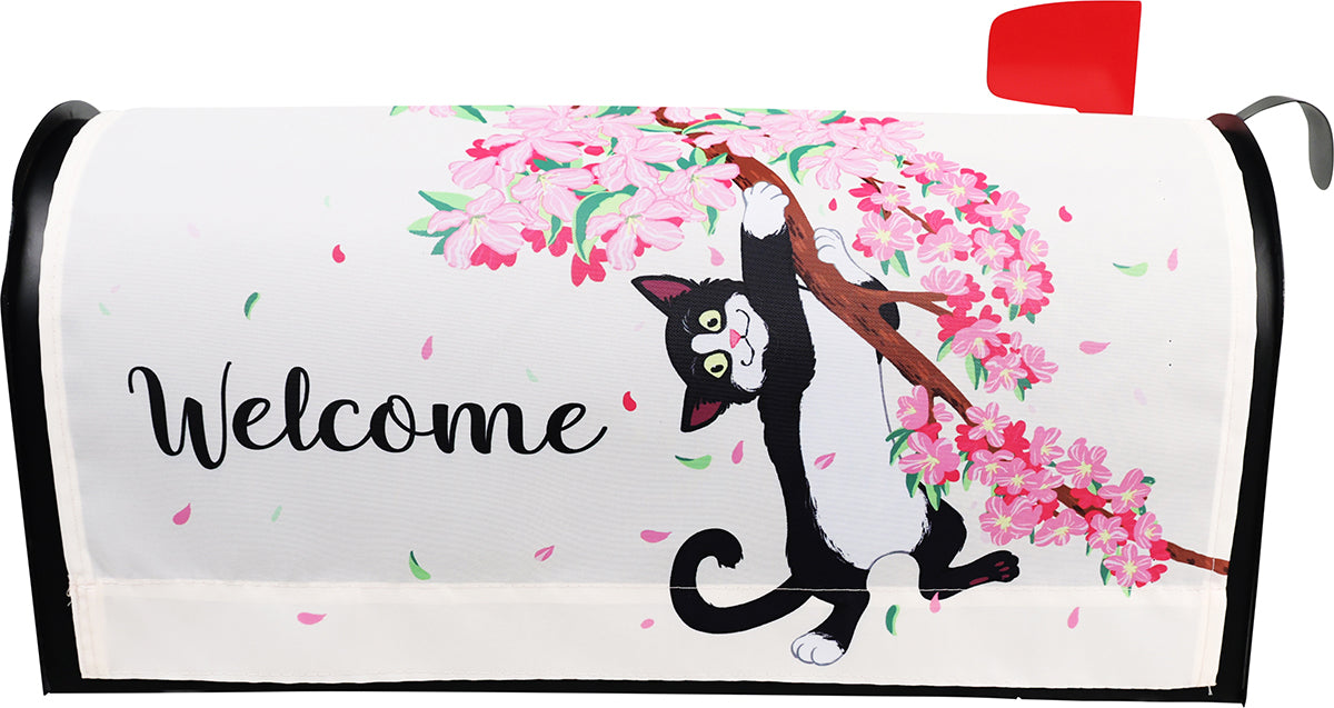 Welcome Cat Mailbox Cover