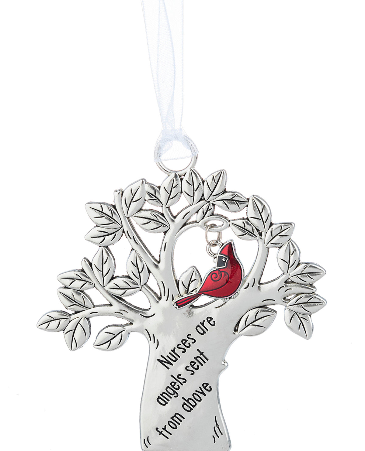 Nurses Are Angels Cardinal Christmas Ornament