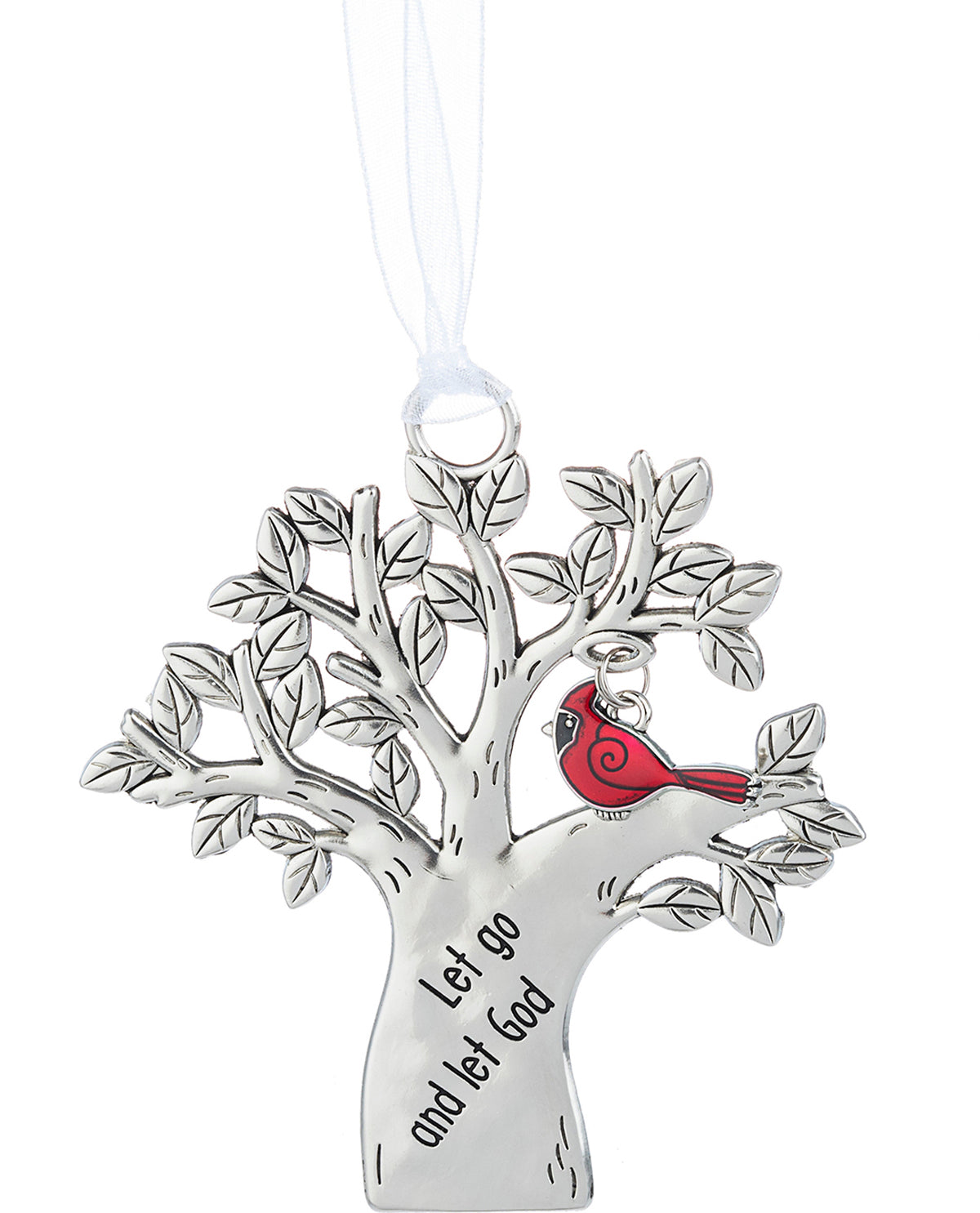 Let Go & Let God Cardinal Christmas Ornament