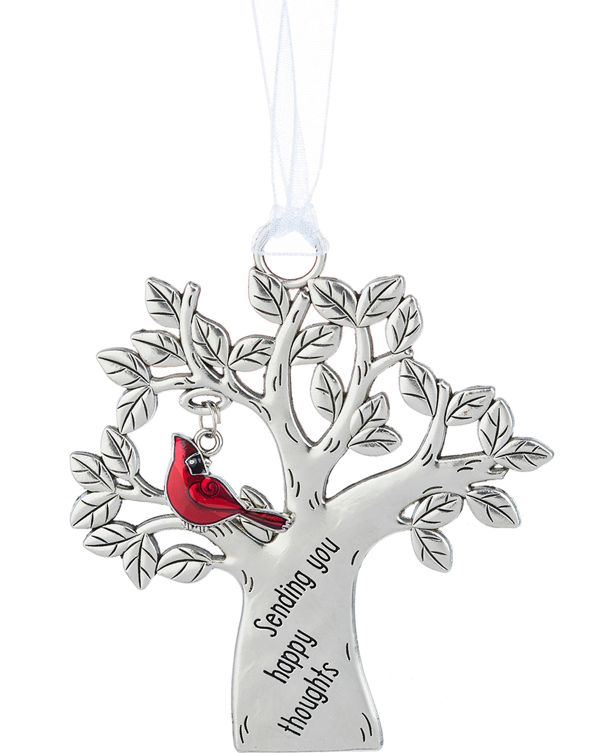 Happy Thoughts Cardinal Christmas Ornament