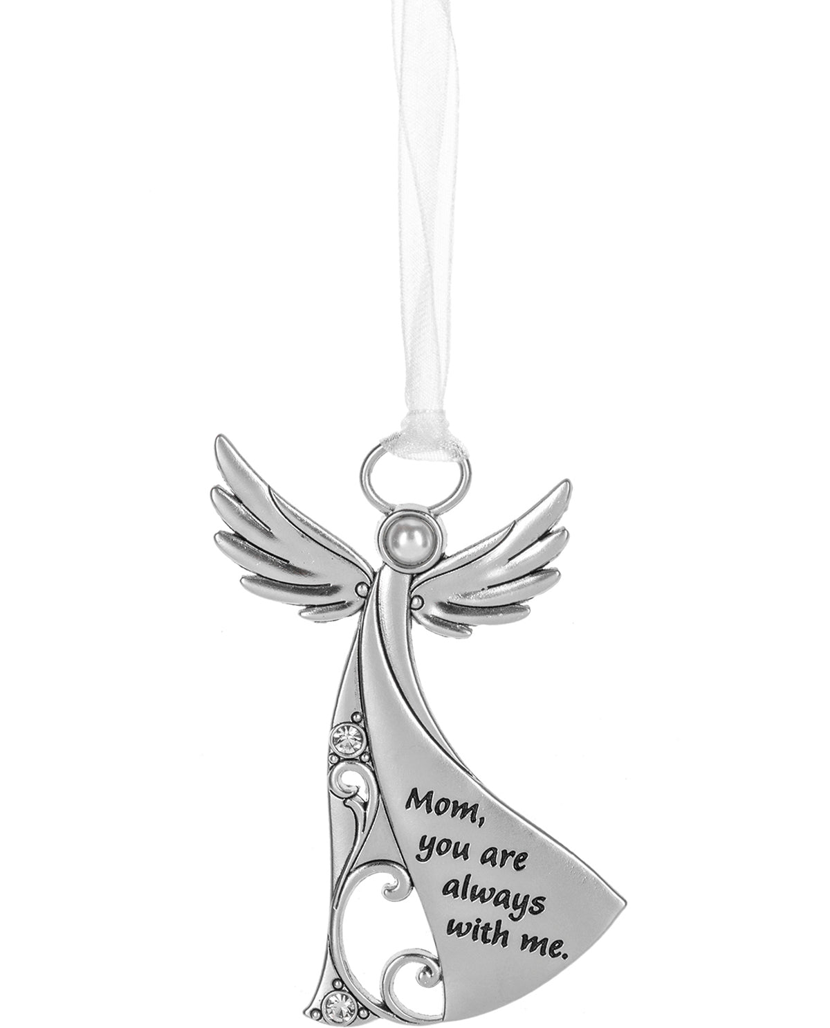Mom, You Are Always With Me Angel Christmas Ornament