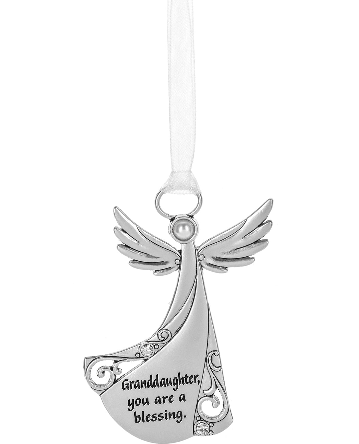 Granddaughter Blessing Angel Christmas Ornament