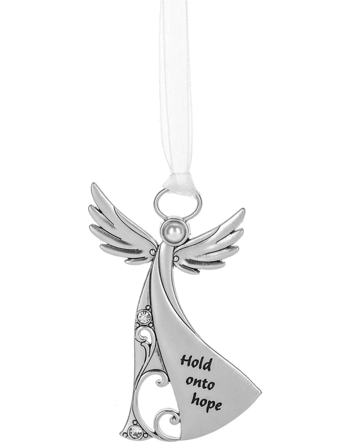 Hold On To Hope Angel Christmas Ornament