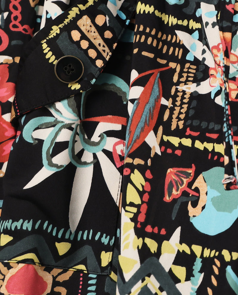 Robert Louis Silky Knit Pants Black Multi