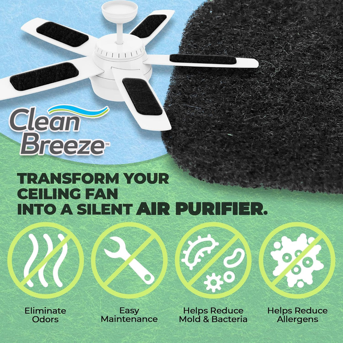 Clean Breeze Fan-Mounted Air Filters