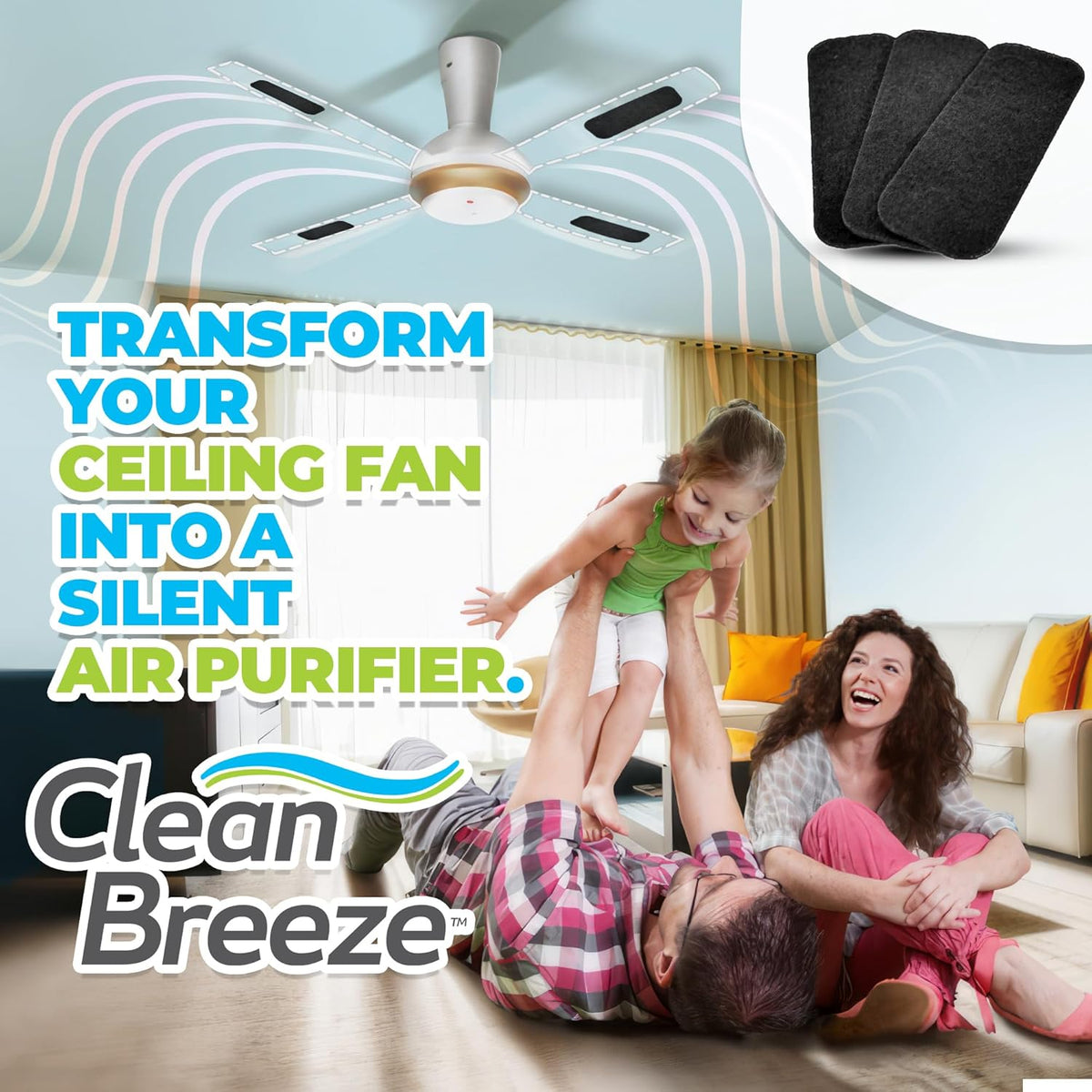 Clean Breeze Fan-Mounted Air Filters