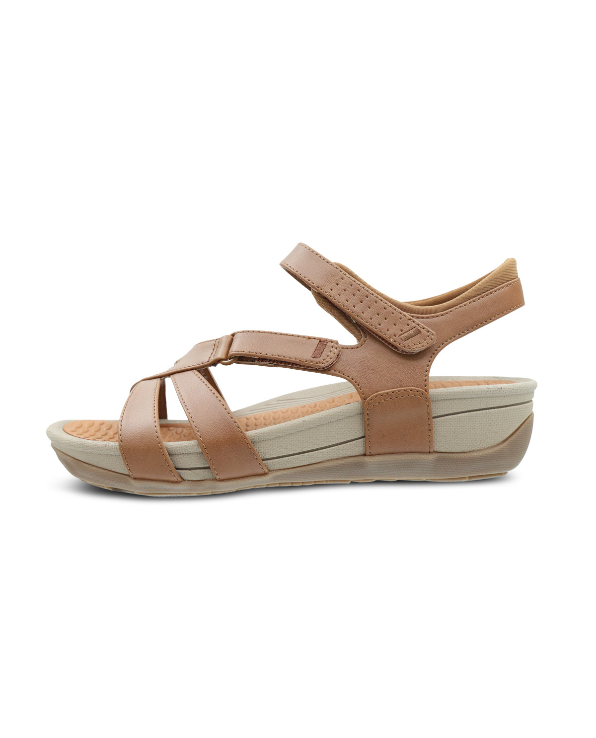 Devanna Caramel Wedge Sandal