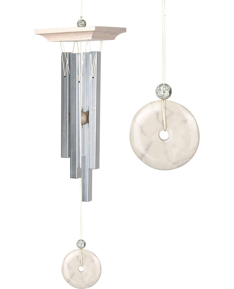 White Marble Woodstock Wind Chime