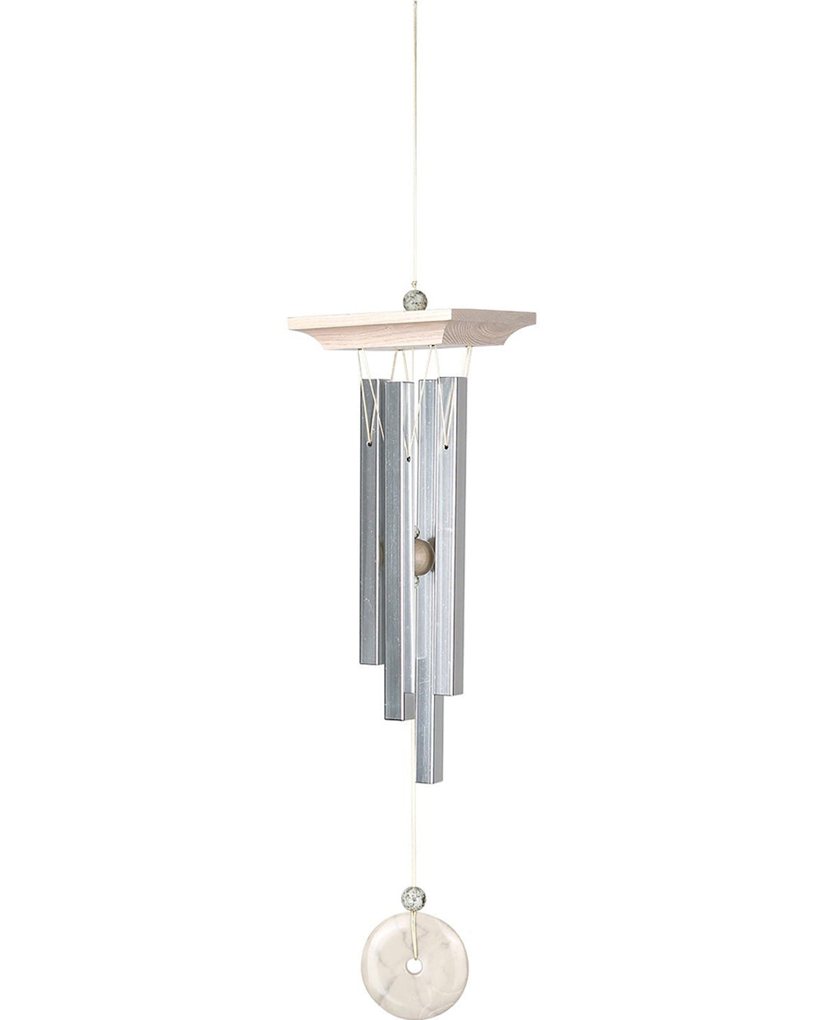 White Marble Woodstock Wind Chime