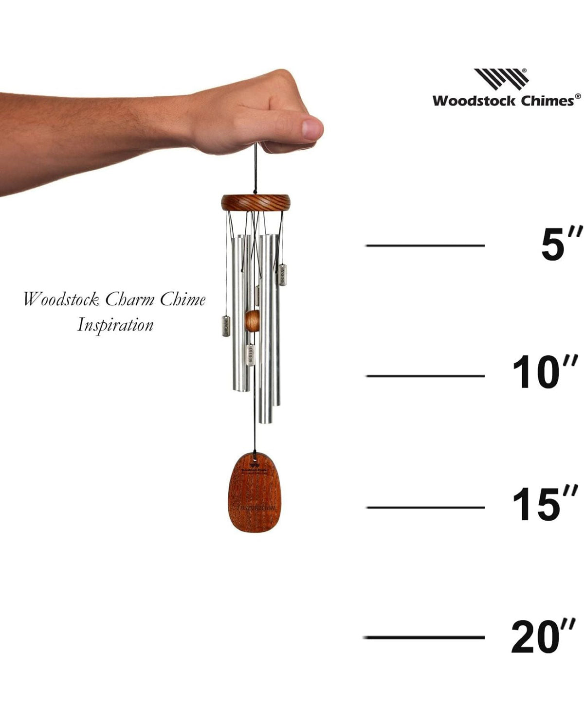 16" Woodstock Charm Wind Chime