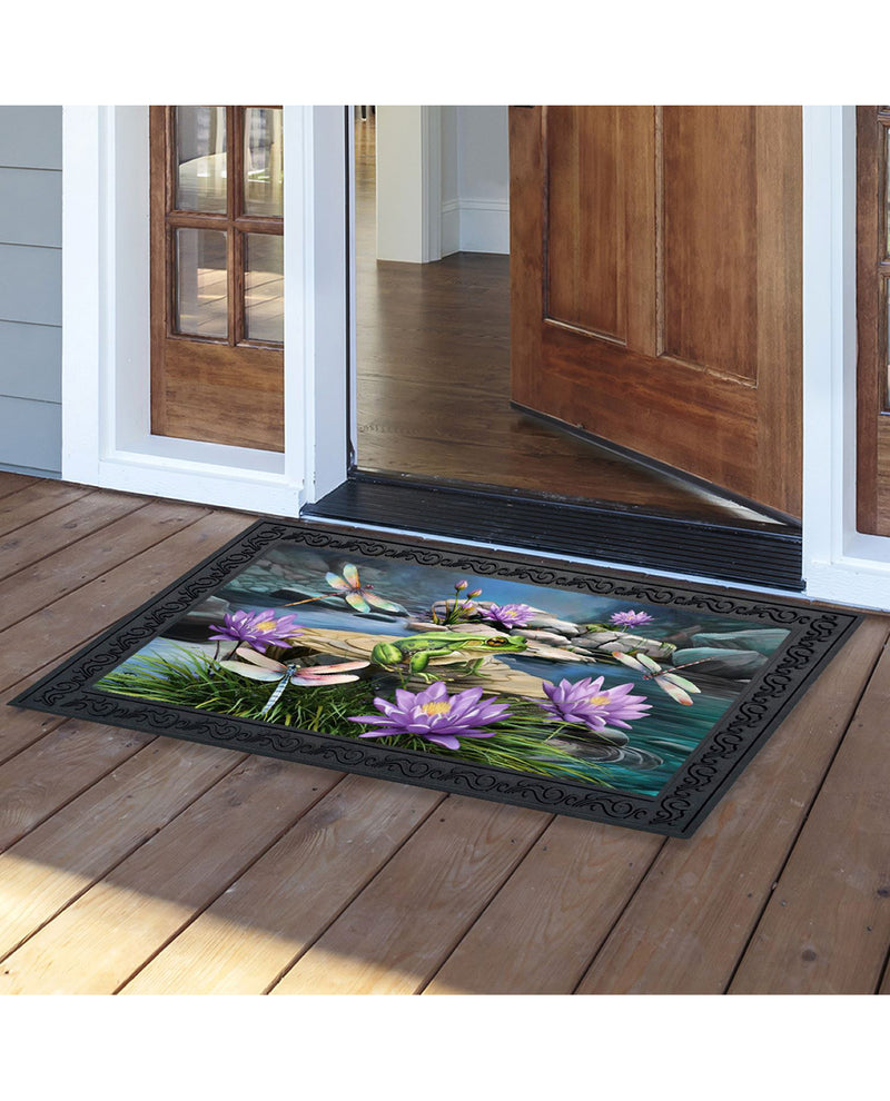 Dragonflies & Frog Doormat