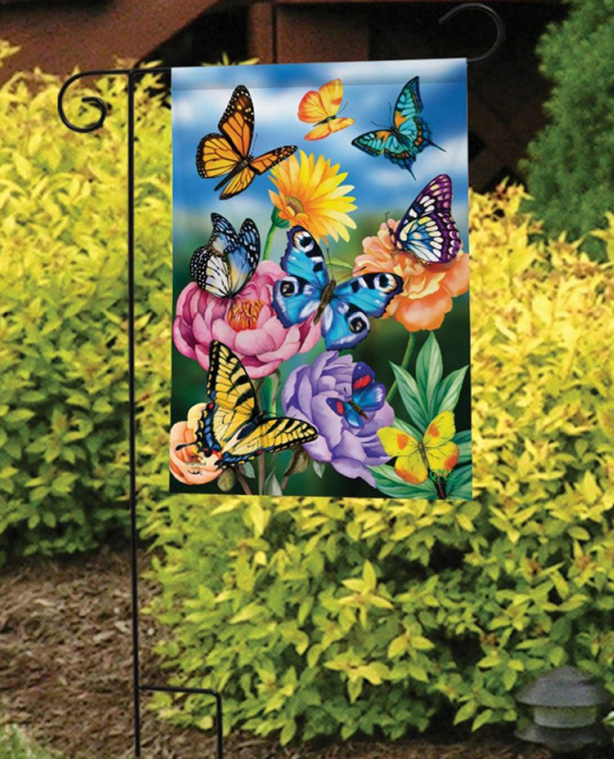 Spring Butterflies Garden Flag