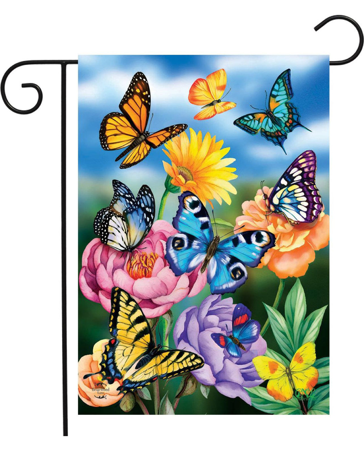 Spring Butterflies Garden Flag