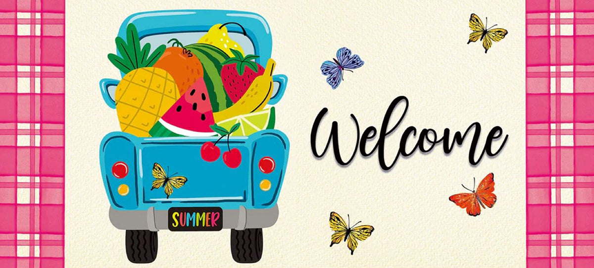 Fruity Truck Sass Mat