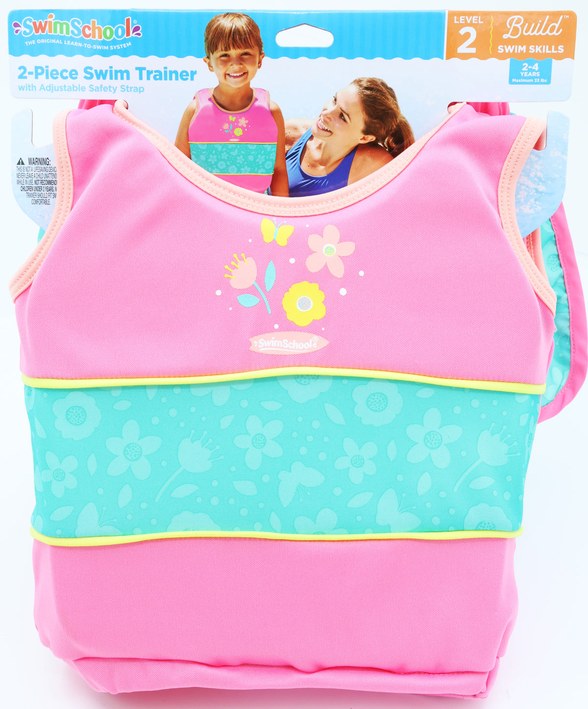 Swim School - Girls 2-Piece Swim Trainer Set