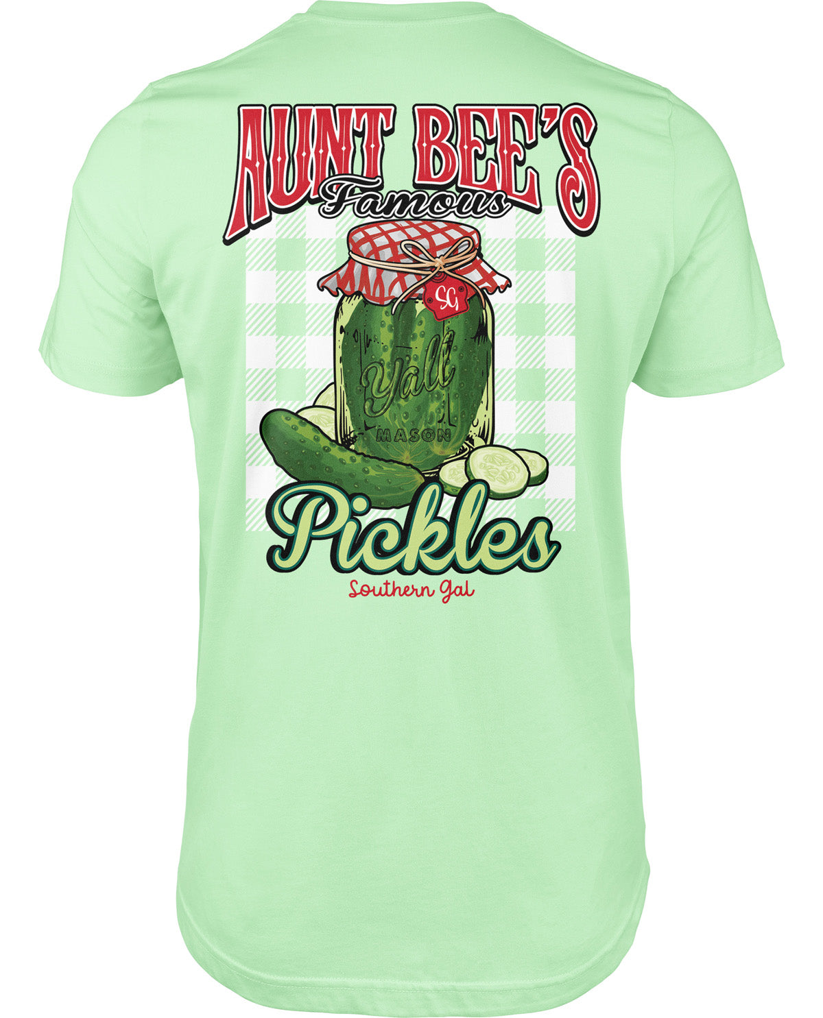 Southern Gal Pickles Missy Short Sleeve Screen Tee