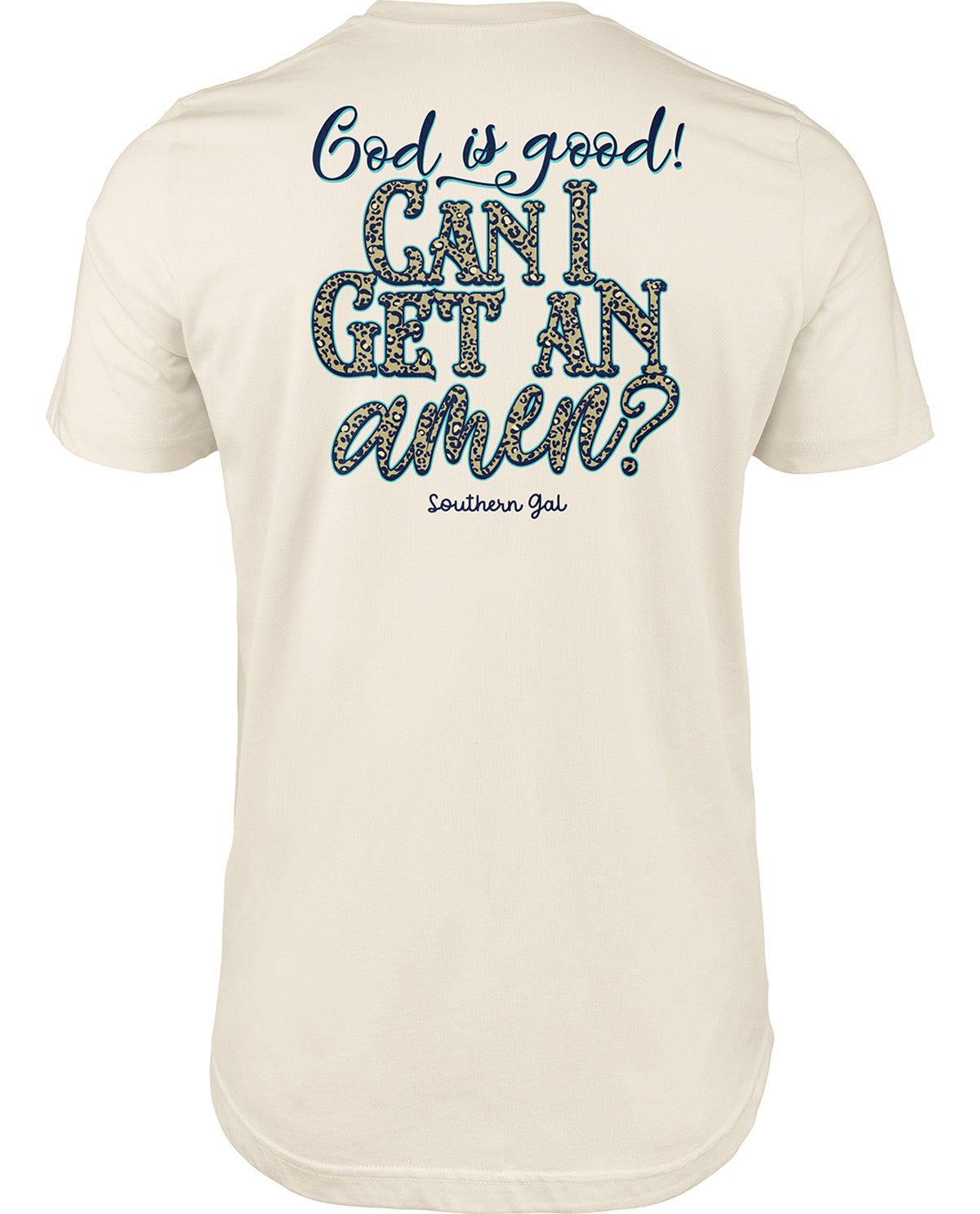 Southern Gal Amen Missy Short Sleeve Screen Tee