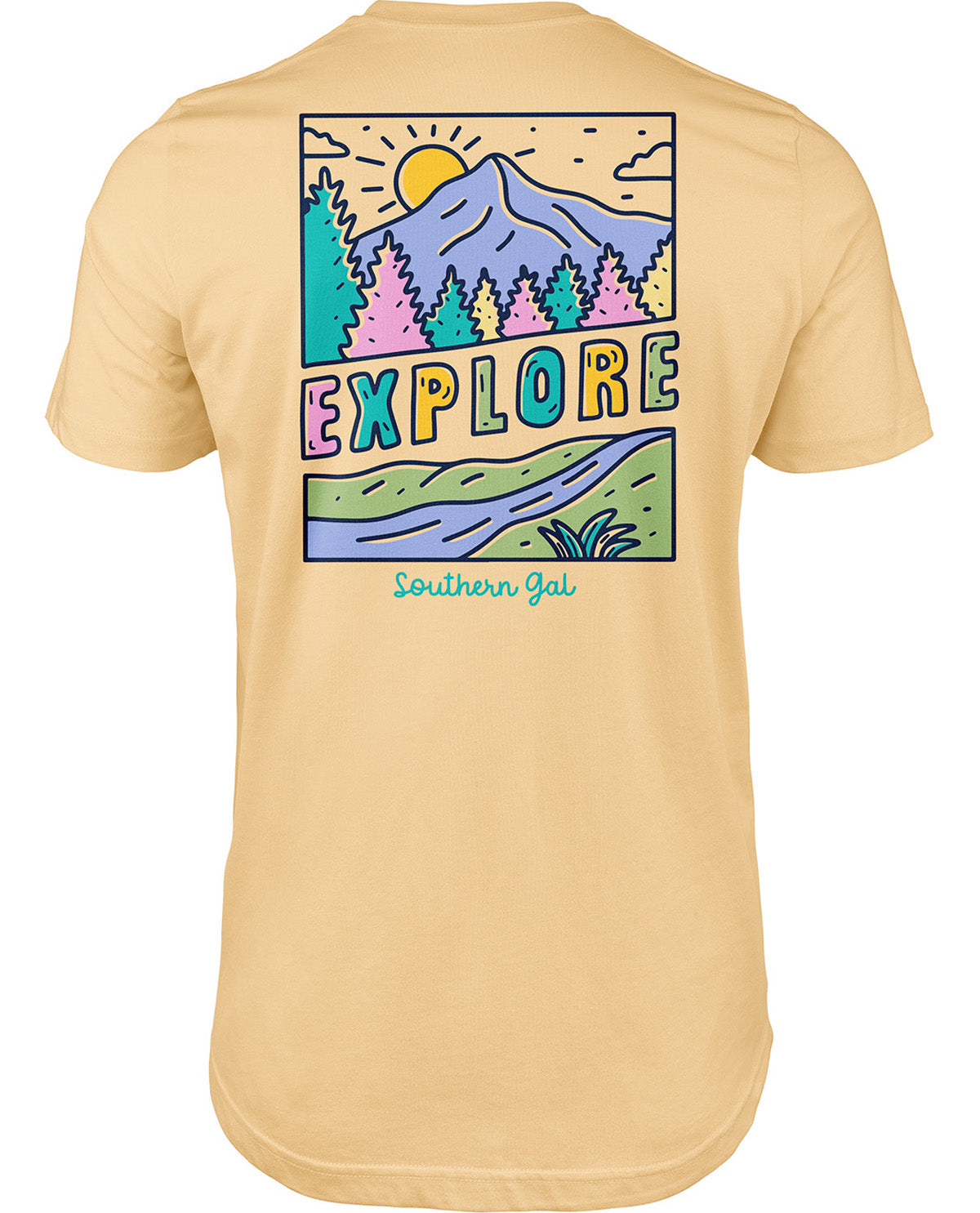 Southern Gal Explorer Missy Short Sleeve Screen Tee