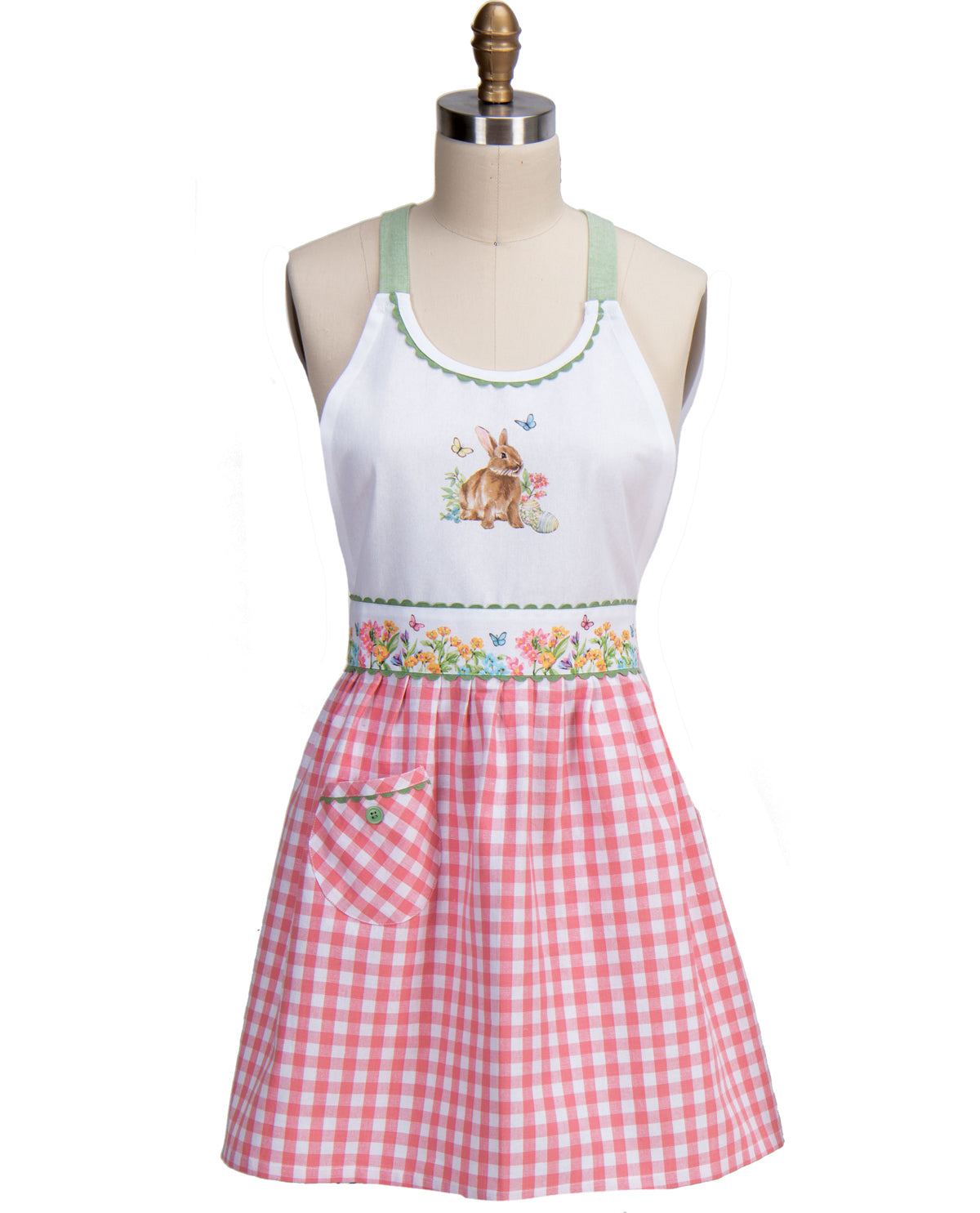 Garden Bunnies Hostess Apron