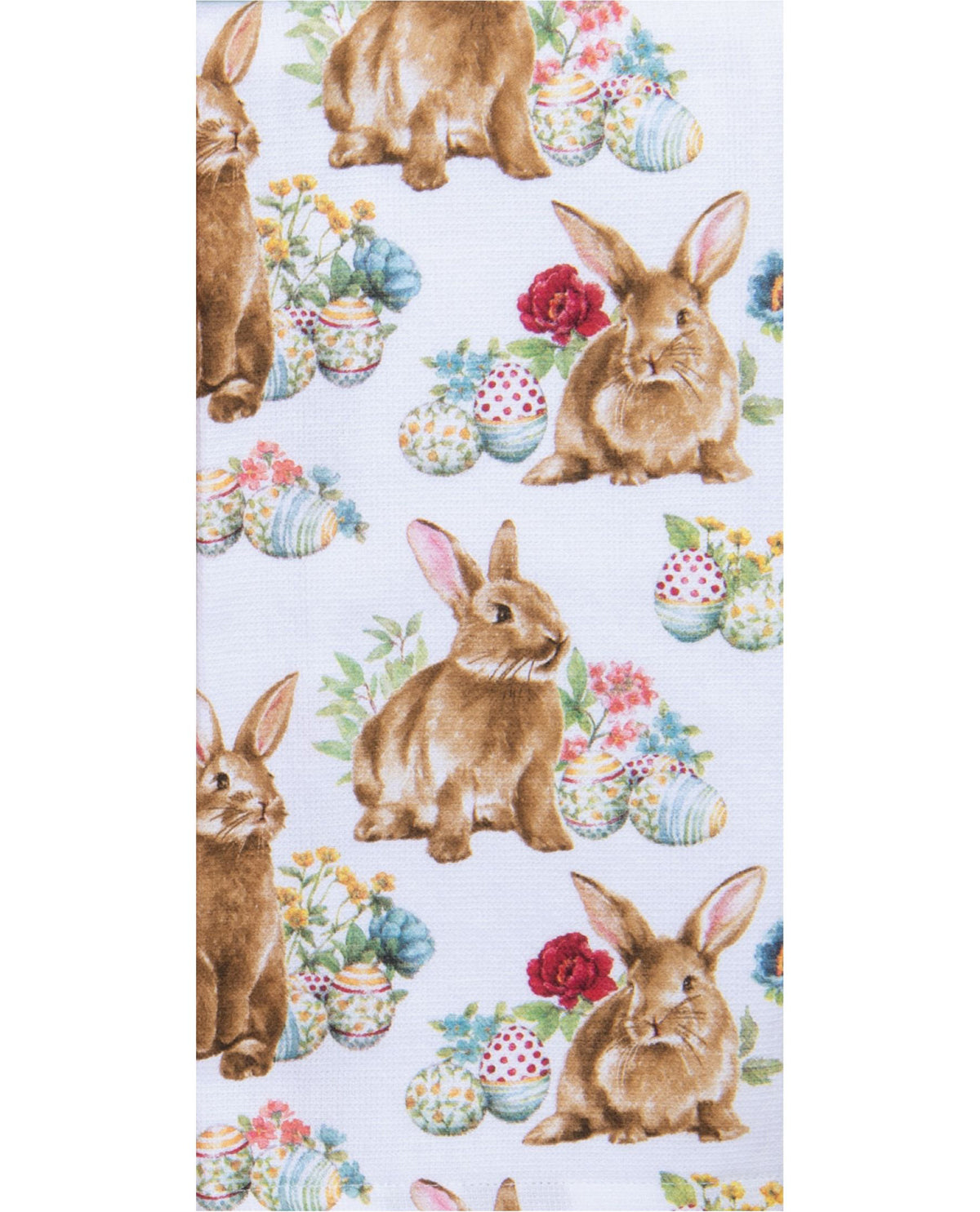 Garden Bunnies Bunny Toss Dual-Purpose Terry Cotton Kitchen Towel