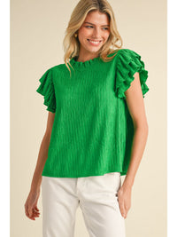 Embroidered Bow Top