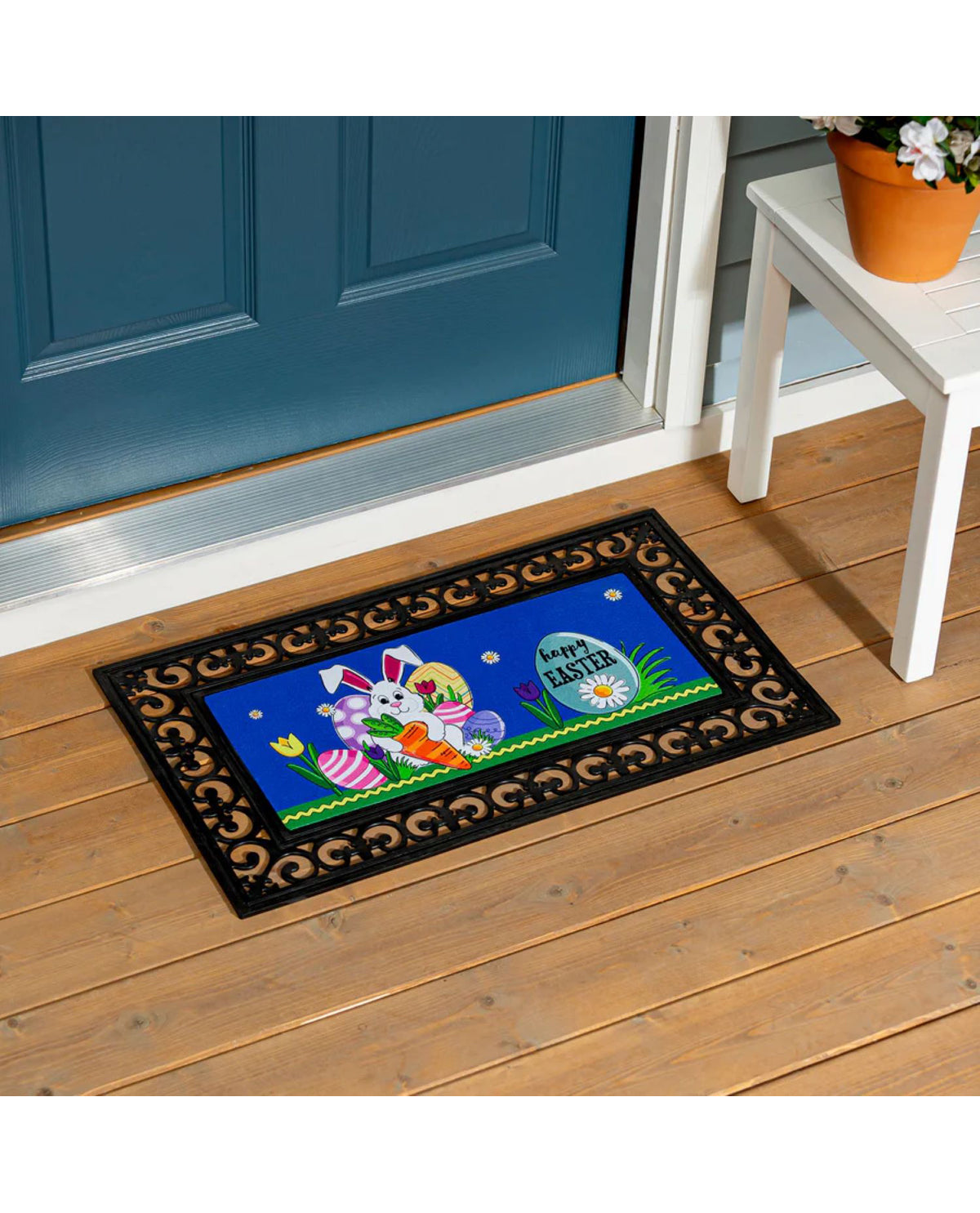 Happy Easter Bunny & Carrot Sassafras Switch Mat