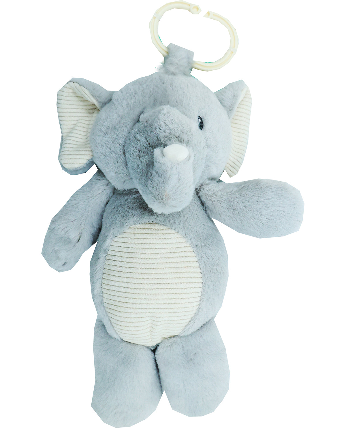 Plush Elephant Stroller Toy for Babies