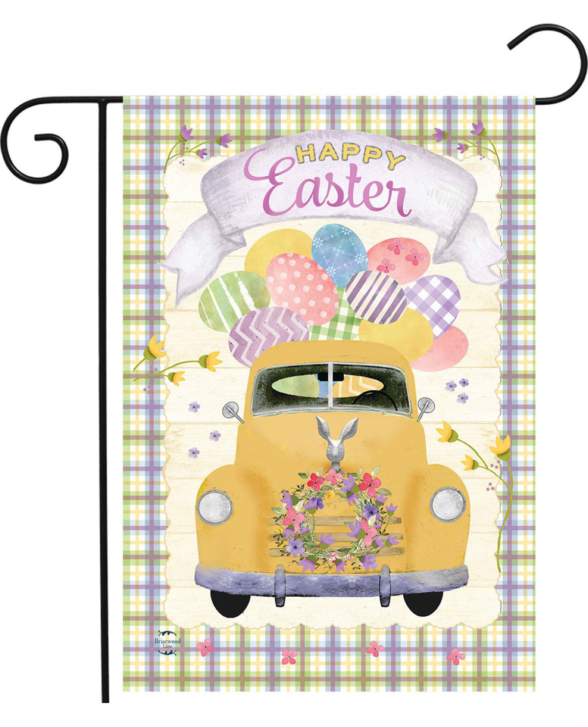 Happy Easter Pickup Truck Garden Flag