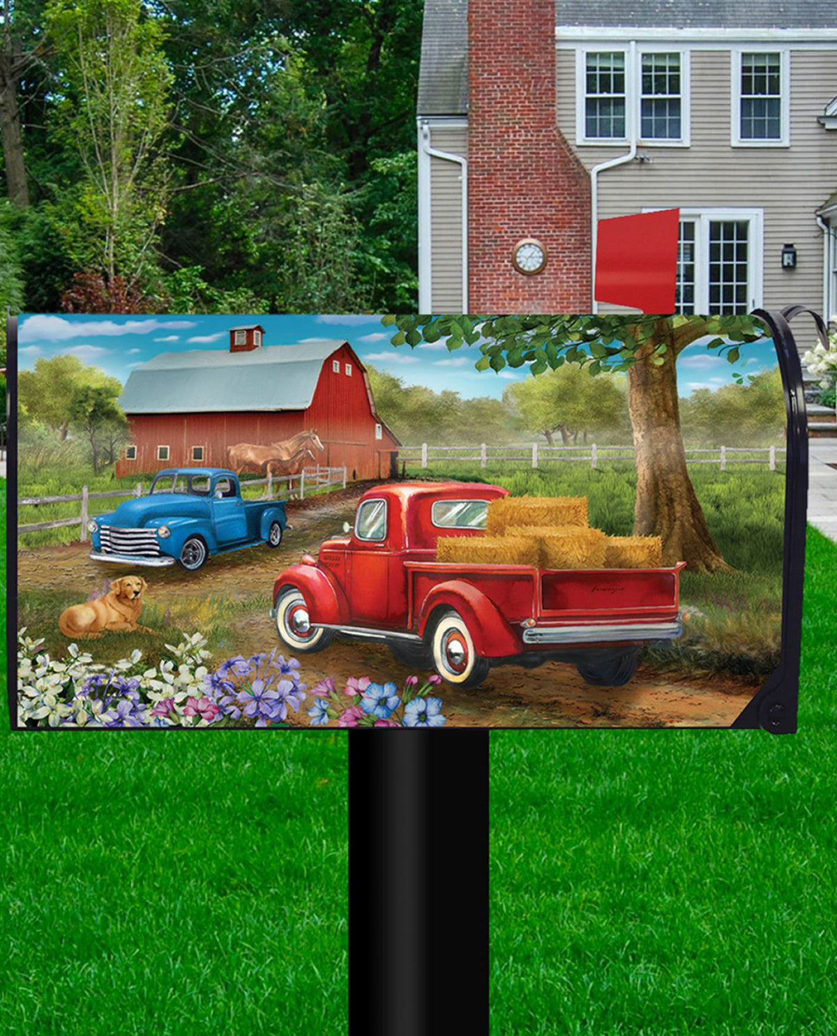 Country Lane Mailbox Cover