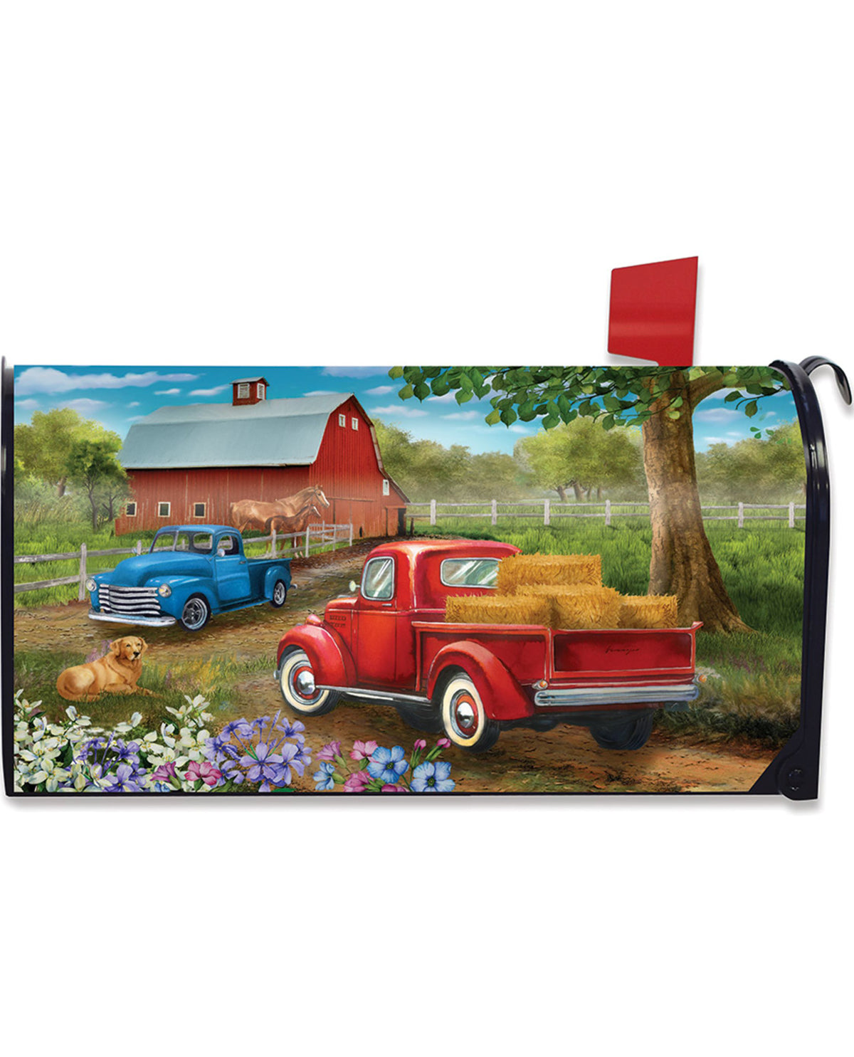 Country Lane Mailbox Cover