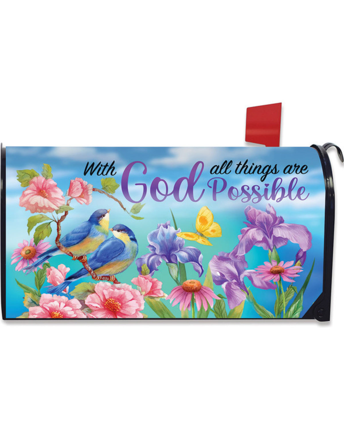 With God Mailbox Cover