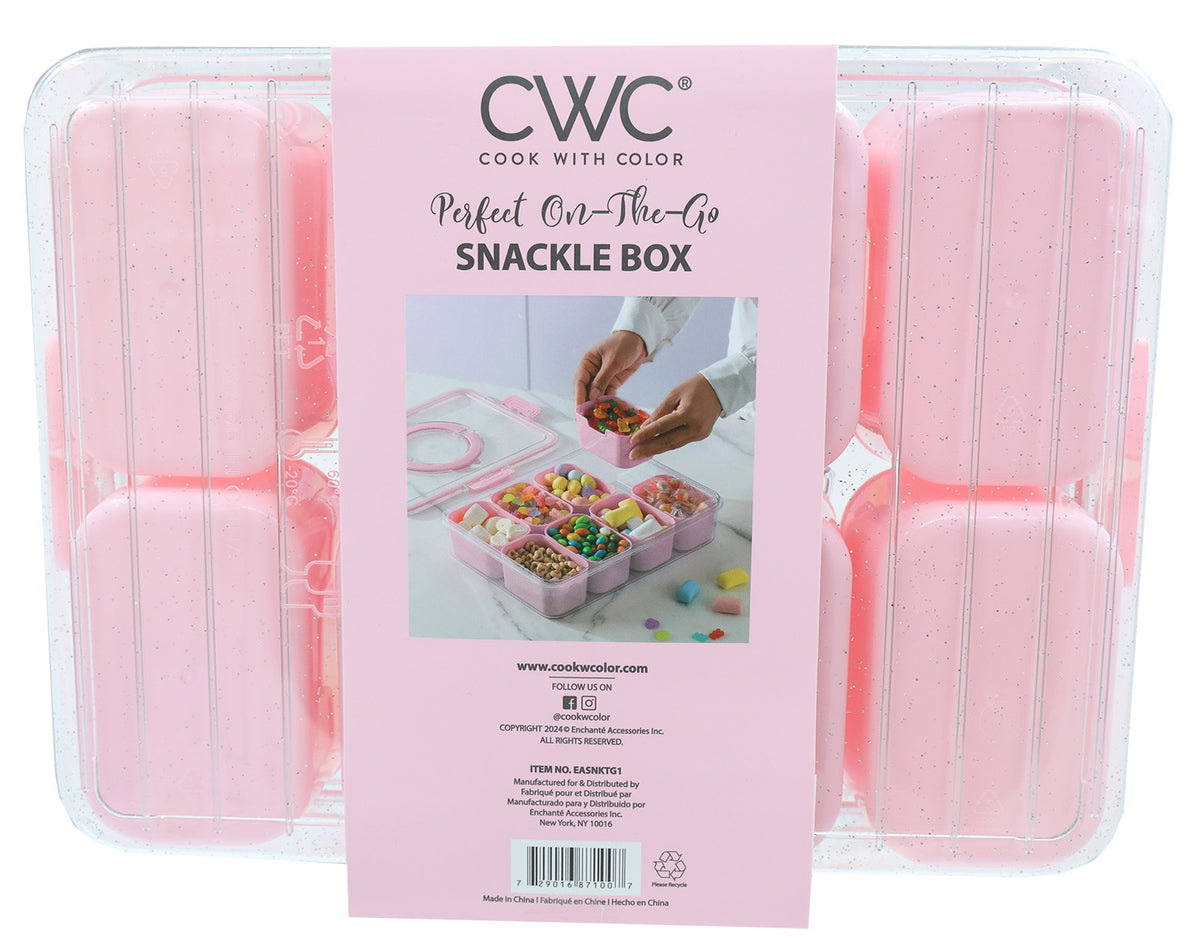 CWC Perfect On-The-Go Pink Sparkle Snacklebox