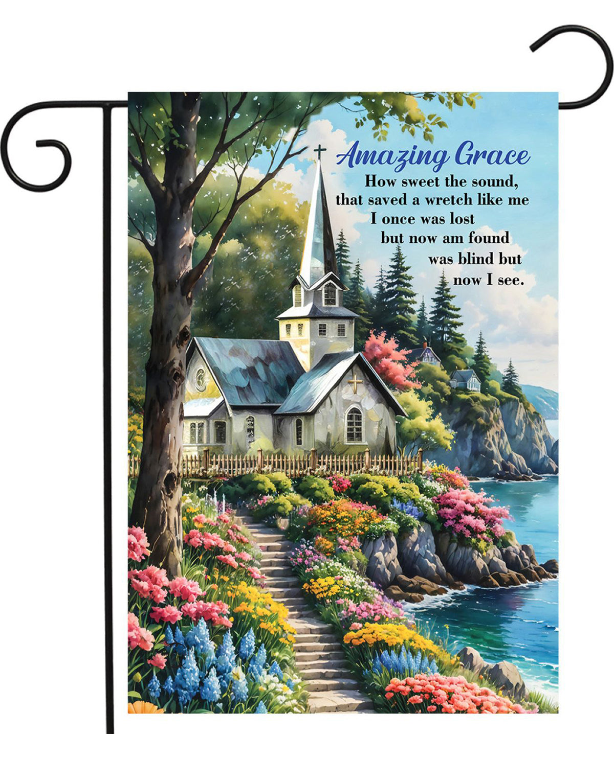 Amazing Grace Garden Flag