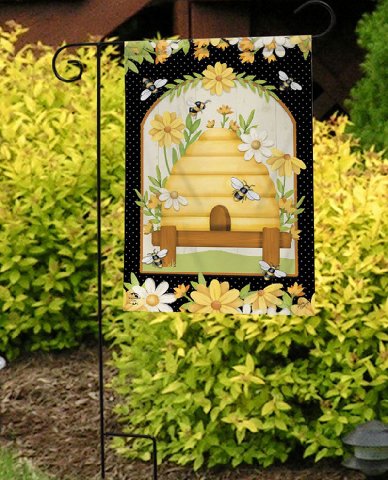 Home Sweet Hive Garden Flag