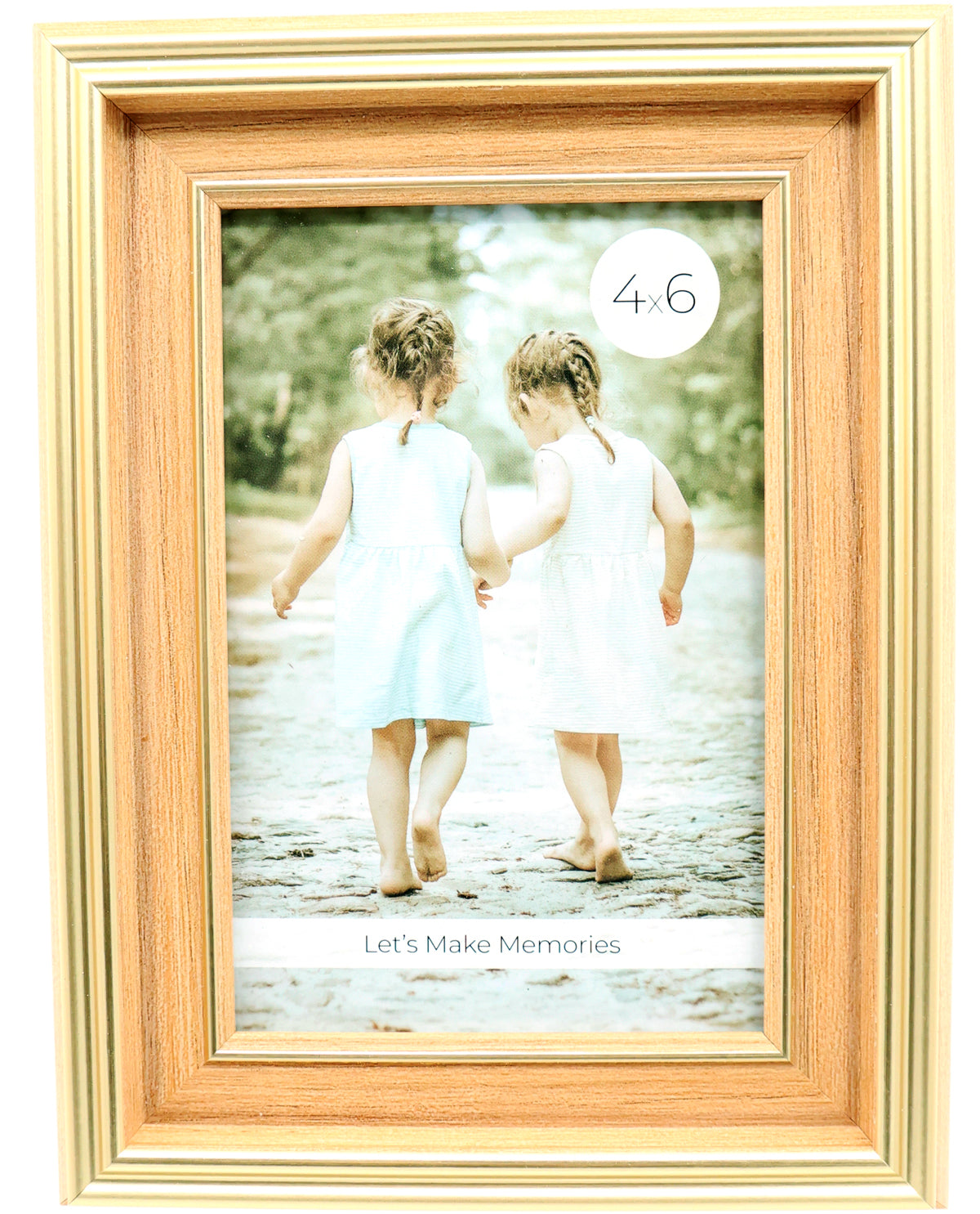 Decorative Brown & Wood Picture Frame
